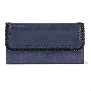 Stella McCartney Falabella navy wallet